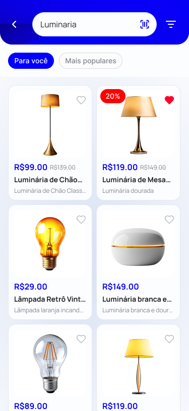 Catálogo de Produtos