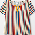 Blusa Listrada Colorida